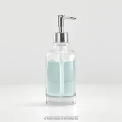 Interdesign Apothecary Glass Soap Dispenser (Clear)