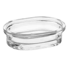 Interdesign Apothecary Soap Dish (14. x 9 x 18 cm, Clear)