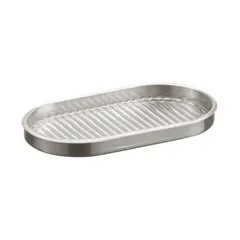 Interdesign Soap Dish W/Non-Slip Plastic Insert (15.95 x 9 x 1.5 cm)
