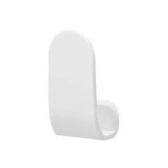 Interdesign Self-Adhesive Wall Hook Set (10.9 x 3.2 x 12.5 cm, White, 2 Pc.)