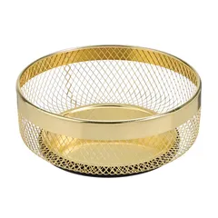 Interdesign Metal OrganizerI Spinner (Brass, 23.5 x 23.5 x 9 cm)