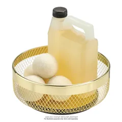 Interdesign Metal OrganizerI Spinner (Brass, 23.5 x 23.5 x 9 cm)