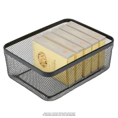 سلة تخزين مدنية لغرفة الطعام إنترديزاين ميشي (أسود، 31 × 41.2 × 31 سم)