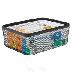 سلة تخزين مدنية لغرفة الطعام إنترديزاين ميشي (أسود، 31 × 41.2 × 31 سم)