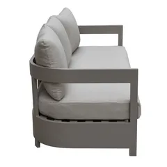Rovaniemi 5-Seater Aluminum Outdoor Sofa Set (203 x 80 x 67 cm)