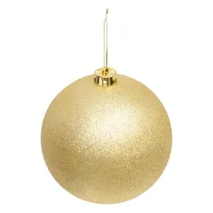 Atmosphera Christmas Glitter Maxi Ball (15 cm, Gold)