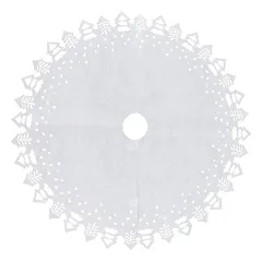 Atmosphera Christmas Tree Skirt (100 cm, White)