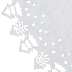 Atmosphera Christmas Tree Skirt (100 cm, White)