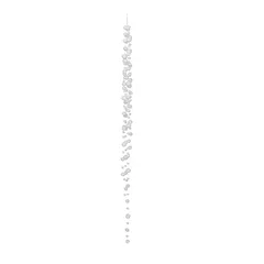 Atmosphera Garland White Cascade Festive Décor (150 cm, White)