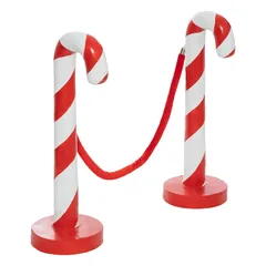 Atmosphera Indoor Candy Cane Decor Set with Velvet Cord (90 cm, 2 Pc.)