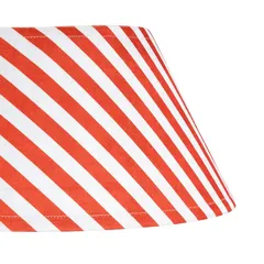 Atmosphera Polyester Tree Skirt (Dia. 56 cm, Red and White)