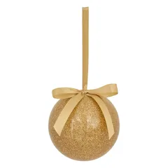 Atmosphera Solid Bauble (7.5 cm, Gold)