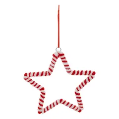 Atmosphera Candy Cane Star Tree Decor (1 Pc.)