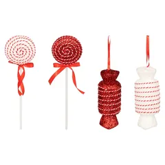 Atmosphera Polystyrene Candy Tree Decor Set (8 Pc, Up to 30 cm)