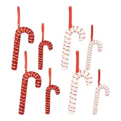 Atmosphera Polystyrene Candy Cane Tree Decor Set (10 Pc)