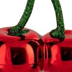 Atmosphera Cherries Glass Tree Decor (1 Pc, 9 cm)