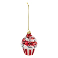 Atmosphera Cupcake Glass Tree Decor (1 Pc, 9.7 cm)