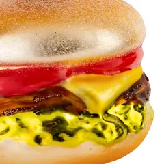 Atmosphera Hamburger Glass Tree Decor (1 Pc, 8 cm)