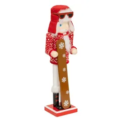 Atmosphera Skier Nutcracker Figure Decor (1 Pc, 38 cm)