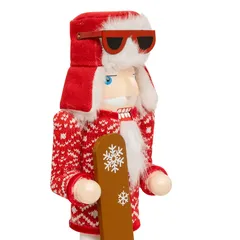 Atmosphera Skier Nutcracker Figure Decor (1 Pc, 38 cm)