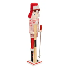 Atmosphera Skier Nutcracker Figure Decor (1 Pc, 60 cm)
