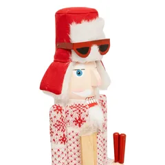 Atmosphera Skier Nutcracker Figure Decor (1 Pc, 60 cm)