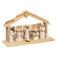 Atmosphera Nativity Scene Set (7 Pc, 30 x 18 cm)