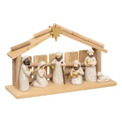 Atmosphera Nativity Scene Set (7 Pc, 30 x 18 cm)