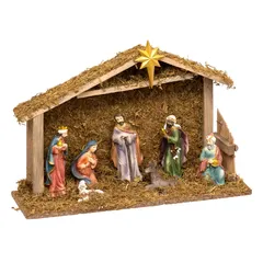Atmosphera Christmas Nativity Set (8 Pc, 35 x 22.5 cm)