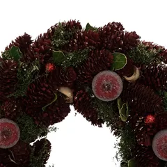 Atmosphera Apple Pinecone Wreath (35 cm)