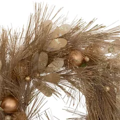 Atmosphera Gold Christmas Plastic Wreath (34 cm)