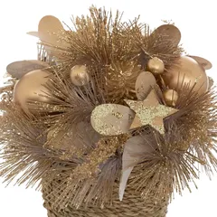 Atmosphera Christmas Floral Arrangement in Pot Decor (1 Pc, 19 cm)