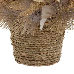 Atmosphera Christmas Floral Arrangement in Pot Decor (1 Pc, 19 cm)