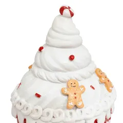Atmosphera Cupcake House Resin Decor (11.5 x 20 cm)