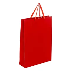 Atmosphera Glitter Large Gift Bag (Red, 33 x 45.5 cm)