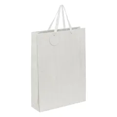 Atmosphera Glitter Large Gift Bag (Silver, 33 x 45.5 cm)