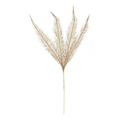 Atmosphera Gold Cypress Branch Decoration (1 Pc, 21 x 12 x 75 cm)