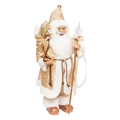 Atmosphera Gold Santa Claus Figure Decor (1 Pc, 60 cm)