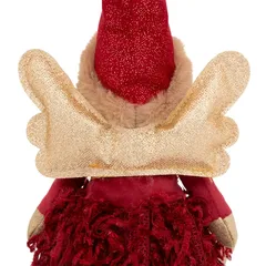 Atmosphera Battery-Operated LED Sitting Fairy Decor (Red, 1 Pc, 48 cm)