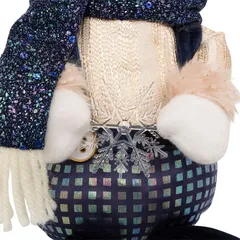 ديكور احتفالي لرجل ثلج جالس أتموسفيرا (قطعة، 45 سم)