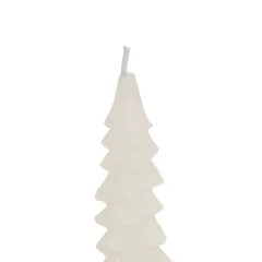 طقم شموع مدببة أتموسفيرا (صنوبري أبيض، قطعتين، 25 سم)