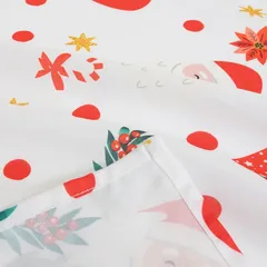 Atmosphera Stain-Resistant Santa Claus Print Tablecloth (1 Pc, 140 x 240 cm)