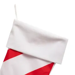 جورب كريسماس تصميم حلوى كاندي كين أتموسفيرا (قطعة، 20 × 44 سم)