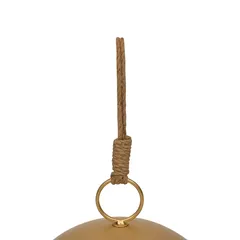 Feeric Gold Metal Bell Outdoor Decor (1 Pc, 40 cm)