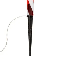 Feeric Battery-Operated LED Luminous Candy Cane Outdoor Decor (1 Pc, 70 cm)