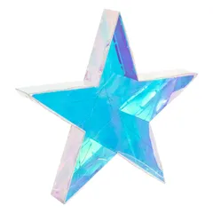 Feeric Battery-Operated LED Iridescent Star Decor (1 Pc, 40 cm)
