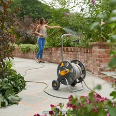 Hozelock Assembled Hose Reel Cart W/Hose (45 m)