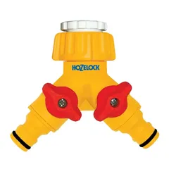 Hozelock Dual Tap Connector (1/2, 3/4 inch)