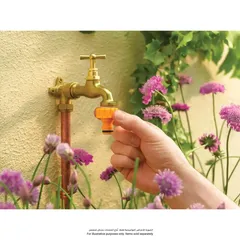 Hozelock Outdoor Tap Connector (1/2 & 3/4 inch)