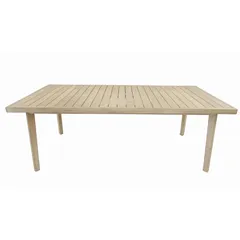 Leman Acacia Wood Dining Table (76 x 100 x 210 cm)